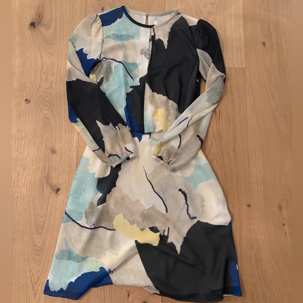 Reiss Multicolor Long Sleeve Dress